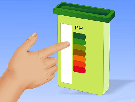 تست کردن PH خاک